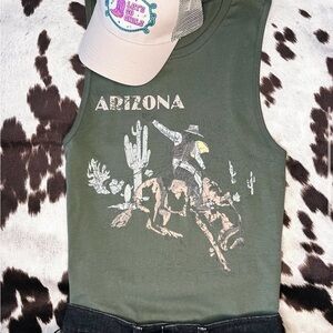 Bella Canvas Olive Green Tank Top